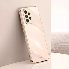 MCasering Galaxy A13 Uyumlu Kılıf Volet Silikon Canlı Renkli Yumuşak Silikon Haki Yeşil Pempe
