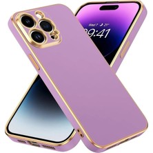 MCasering IPHONE 11 Pro Uyumlu Kılıf Volet Silikon Canlı Renkli Yumuşak Silikon Mor