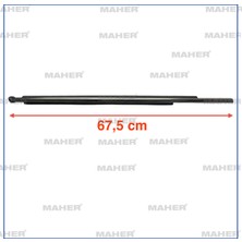 Maher Toyota Hilux 2015-2021 Cam Sıyırıcı Arka Sağ 68180-0K120