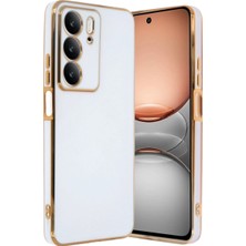 The Gencoo Realme C75 4g Kılıf Volet Silikon - Beyaz