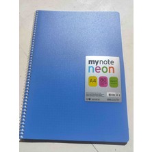 My Note Neon A4 Kareli Defter 80YP