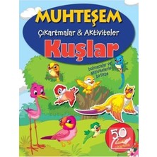 Muhteşem Çikartmalar Aktiviteler Kuşlar Parıltı