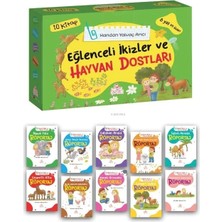 Nesil Çocuk Yayınları Eğlenceli Ikizler ve Hayvan Dostları 10 Kitap Set Nesil Çocuk