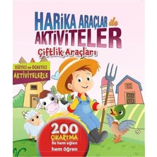 Revzen Kitap Harika Araçlar Ile Aktiviteler Çiftlik Araçları 200 Çıkartma Revzen