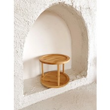Kai Home Bambu 2 Katlı Döner Stand/baharatlık Standı