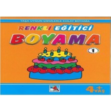 Nurdan Yayınları Renkli Eğitici Boyama 1-4+Yaş Nurdan Yayın