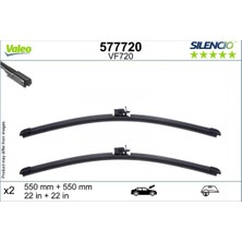 Valeo Novapazr Silecek Supurgesi Takimi 550MM / 550MM Mercedes W246 W205 S205 C205 A205 N293 X253 C253