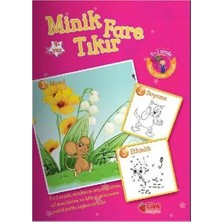 Minik Fare Tıkır Masal Boyama Etkinlik Üçü Birarada Mikro Kitap-Çilek Kitap