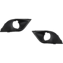 Bzt Renault Clıo- 4- Hb- 16/20; Sis Lamba Kapağı Sis Delikli Sağ/sol Set (2parça)Siyah/nikel. Çıtasız