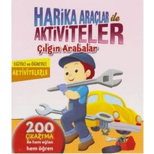 Revzen Kitap Harika Araçlar Ile Aktiviteler Çılgın Arabalar 200 Çıkartma Revzen