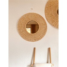 Kai Home Bambu / Rattan Dekoratif Ayna 55CM
