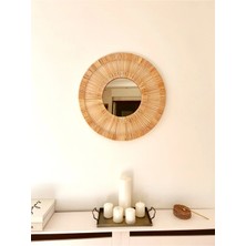 Kai Home Bambu / Rattan Dekoratif Ayna 55CM