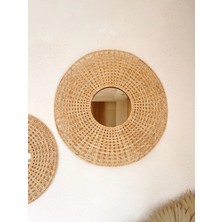 Kai Home Bambu / Rattan Dekoratif Ayna 70CM