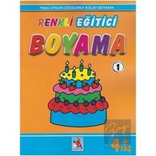 Nurdan Yayınları Renkli Eğitici Boyama 4+Yaş Nurdan Yayın