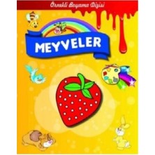 Örnekli Boyama Dizisi. Meyveler- Parıltı