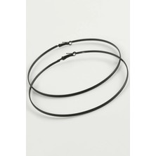 Noktalı Metal Halka Küpe 8-9-10 cm
