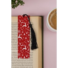 Hediyesepeti Yılbaşı Temalı Kitap Ayracı 13.5 cm x 4 cm Metal Malzeme