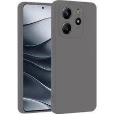 Mep Xiaomi Redmi Note 14 4g Kılıf First Silikon - Gri Najmaddin