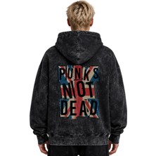 Sevbano Sex Pistols Rock Metal Müzik Grubu Baskılı Unisex Oversize Yıkamalı Premium Hoodie Sweatshirt