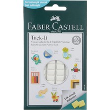 Faber-Castell Tack It 50 gr Yapıştırıcı, Sökülebilir ve Yeniden Kullanılabilir Yapıştırıcı (Çok Renk
