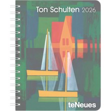 Ton Schulten 2026 - Günlük - Kitap Takvimi - Cep Takvimi - Sanat Takvimi - 16,5X21,6: Diary