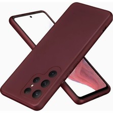 Magicool Samsung Galaxy S25 Ultra Kılıf First Silikon - Bordo