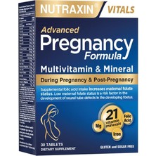 Nutraxin Pregnancy Formula | Hamilelik ve Emzirme Dönemine Özel Multivitamin | 21 Vitamin ve
