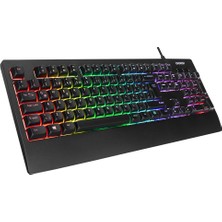 Nusrat Bilişim Everest Kb-93 Siyah USB Rainbow Aydınlatmalı Q Membrane Rgb