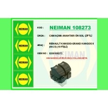 Bescher Novapazr Cam Açma Anahtari Ön Sol Çiftli Renault Kangoo-Grand Kangoo Ii 08-23 10 Fişli