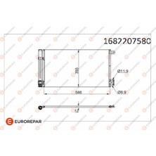 Eurorepar 1682207580 Klima Radyatörü