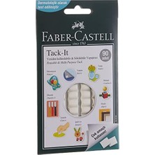 Tack-It Beyaz, 50 Gr, 90 Parça, Yeniden Kullanılabilir Hamur Yapıştırıcı, Sökülebilir ve Iz Bırakmaz