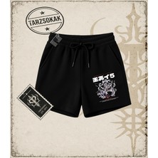 Tarzsokak One Piece Anime Karakterleri  Unisex Şort Beyaz