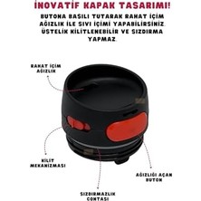 Beşiktaş Resmi Lisanslı 550ML Rahat Içim Çift Katmanlı Paslanmaz Çelik Termos 6 Saat Sıcak Soğuk Premium Kutu