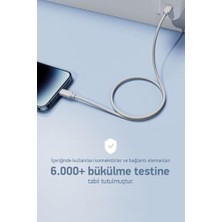 100W Örgülü Type C To Type C Spk-10 1mt Data ve Şarj Kablosu
