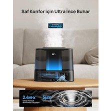 Dreo Akıllı Nemlendiriciler Yatak Odası Için, Üstten Dolumlu 4l Süper Büyük Nemlendirici, 28 Db, 36 Saat Çalışma Süresi, Dokunmatik/uygulama/ses Kontrolü, Iç Mekanlar Için Soğuk Sisli Nemlendiriciler