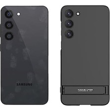 Senon Galaxy S24 Kılıf Zore Kamera Korumalı Dikey Standlı Ays Kapak