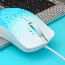 Aula S11 Pro 3600DPI Rgb Optik Gaming Mouse Mavi