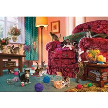 Puzzle - Şımarık Kediler / 500 Parça Puzzle, 3632