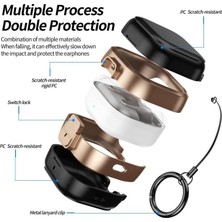 Galaxy Buds4 Pro/buds 4 Için Kılıf [güvenlik Kilit Tasarımlı] Tam Koruma Sağlayan Galaxy Buds4 Kulaklık Kılıfı Pc+Tpu Hybrid Tasarım  Buds 4 Pro Kılıfı (Rose)