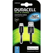 Lightning USB Kablosu (1 M) Apple iPhone Için Lightning (2 Meter) Siyah USB5022A