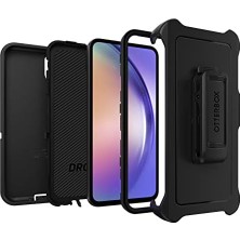 Galaxy A54 5g Defender Serisi Kılıf - Siyah (Çoklu Torbada Tek Ünite Gönderilir, Ticari Müşteriler Için Ideal), Sağlam ve Dayanıklı, Liman Korumalı, Kılıf Klips Desteği Içerir