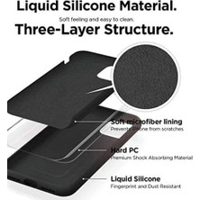 iPhone 13 Pro Max ile Uyumlu Lansman Silikon Kılıf, Kamera Korumalı Kadife Iç Astarlı Esnek ve Darbe Emici Mat Siyah Kapak