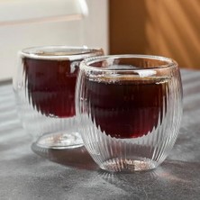 Lineo Cidarlı Bardak 2'li 80 ml