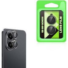 Honor 400 ile Uyumlu Kamera Lens Koruma Cl-07 Görüş Açısını Bozmayan Yüksek Çözünürlüklü Premium Kamera Lens Koruma Siyah