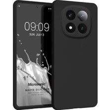 Matte Silicone Xiaomi Redmi Note 14 Pro 4g Kılıf Siyah [redmi Note 14 Pro 4g ile Uyumlu Kılıf - Siyah]