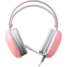 Aula S505 Rgb USB Gaming Mikronfonlu Oyuncu Kulaklığı Pembe