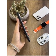 Süper Ince Mat Ultra Thin Silikon Kılıf Siyah iPhone 11 ile Uyumlu