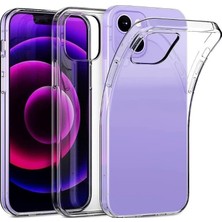 Şeffaf Kılıf iPhone 14 Uyumlu Şeffaf Kılıf 14 (6.1'') Şeffaf Silikon Kılıf Transparent iPhone 14 Kılıfı