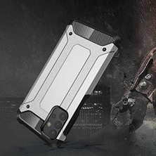 Galaxy A23 ile Uyumlu Çift Katman Koruyucu Crash Military Tank Kılıf - Gold