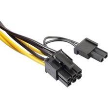 Pci E 8 Pin (6+2) 2x Pci-E Ekran Kartı Power Çoklayıcı Kablosu 4302